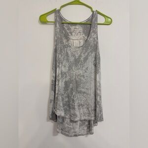 American Eagle Outfitters Marble Gray Tank Top
